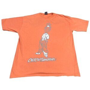 Canopy‎ CNYC Urban Wear Cartoon Y2K Orange Shirt Adult Size XL